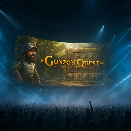 7P77 Gonzo's Quest পাথুরে অভিযানের দৃশ্য